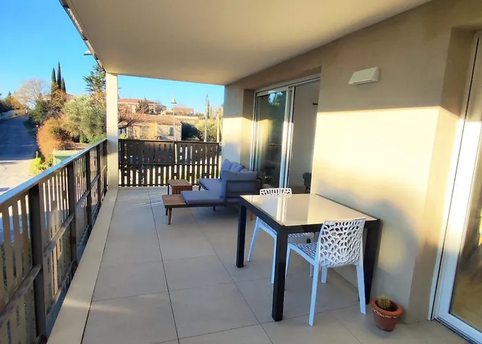 Climatise Avec Piscine Et Parking A דירה *